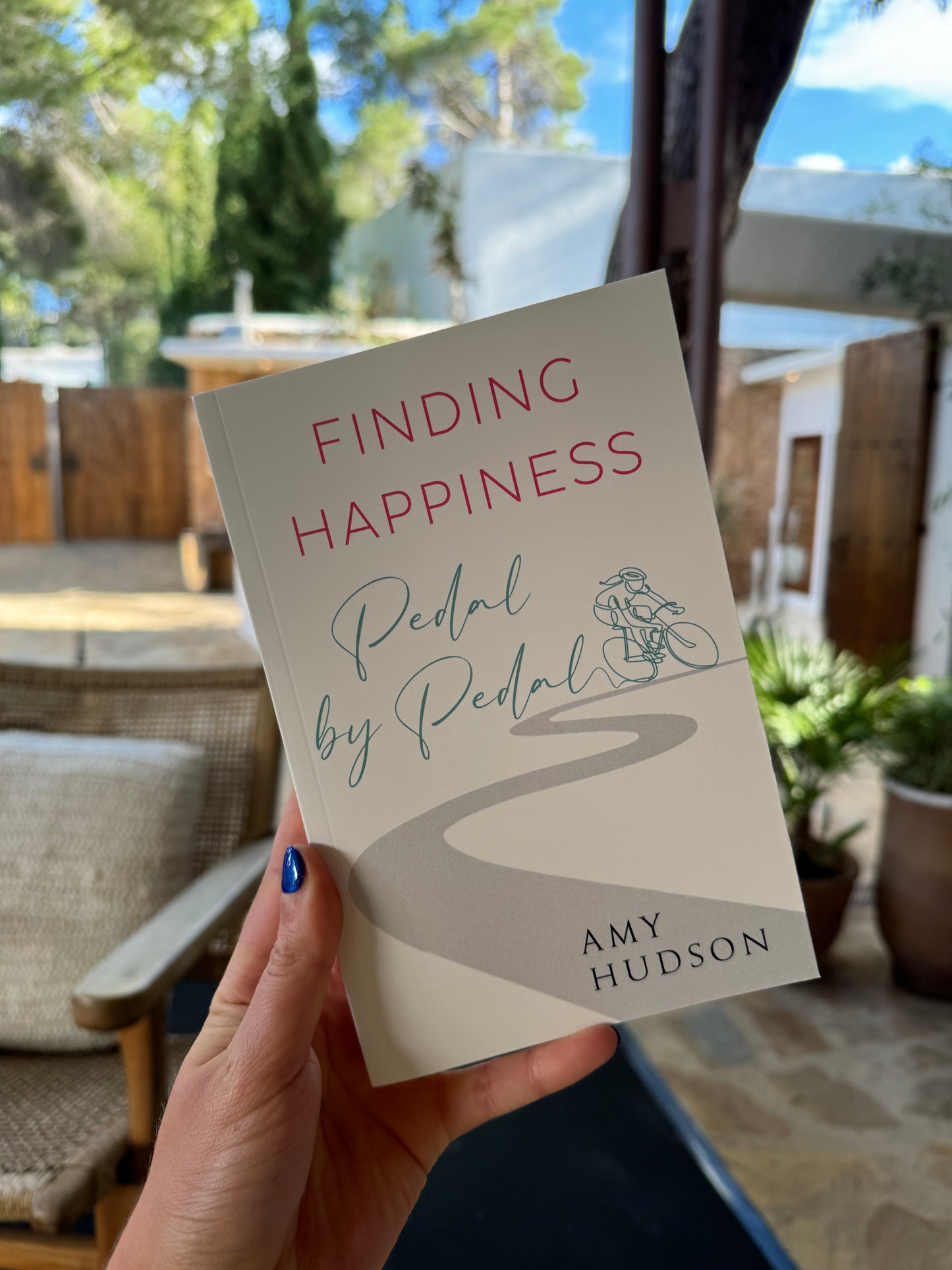 Signed book : Finding Happiness Pedal by Pedal
